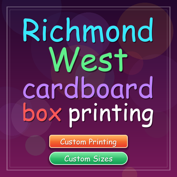 Richmond West cardboard box printing