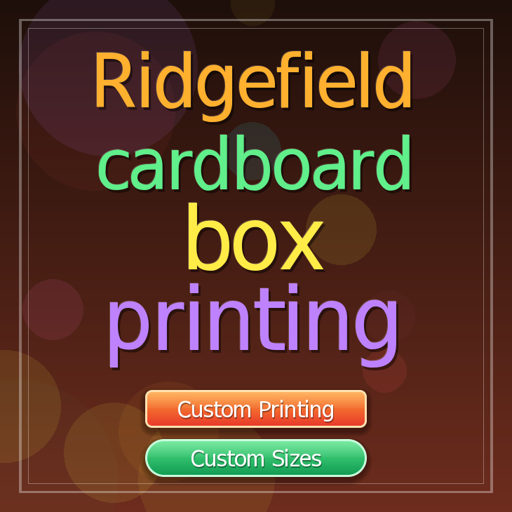 Ridgefield cardboard box printing