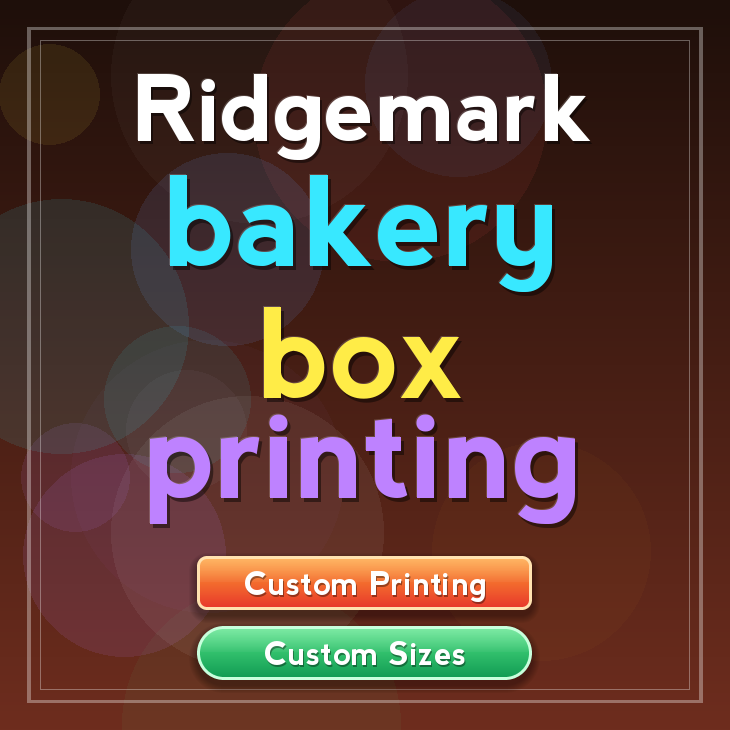Ridgemark bakery box printing