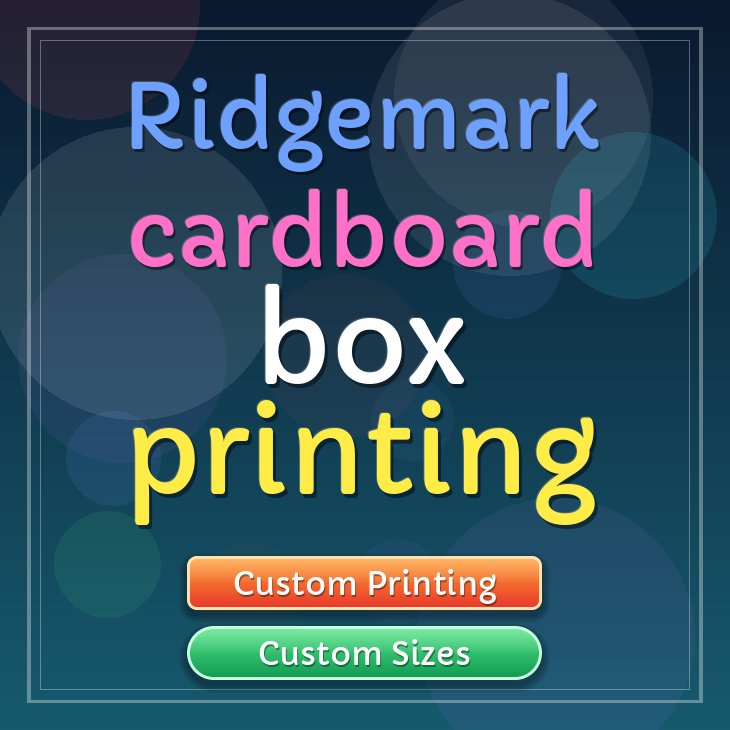 Ridgemark cardboard box printing
