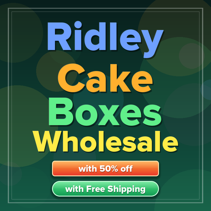 Ridley cake boxes