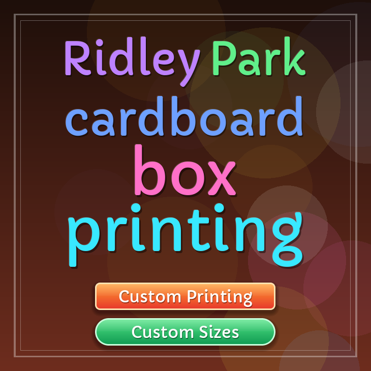 Ridley Park cardboard box printing