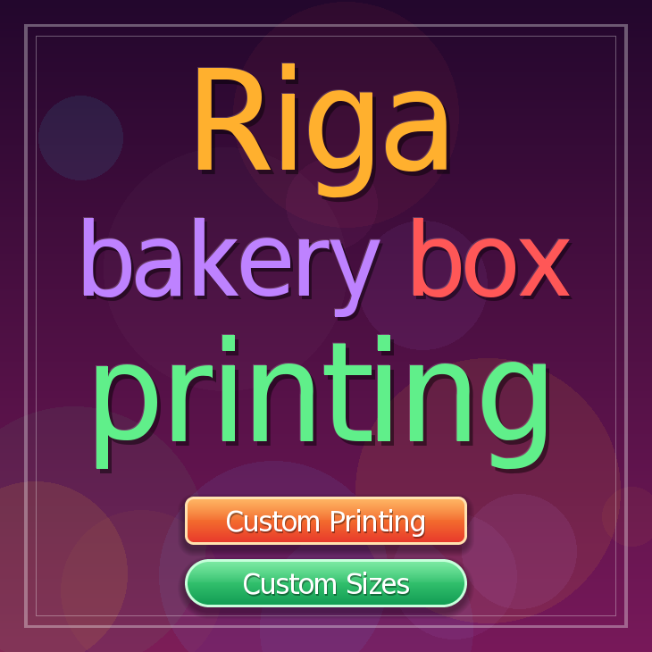 Riga bakery box printing