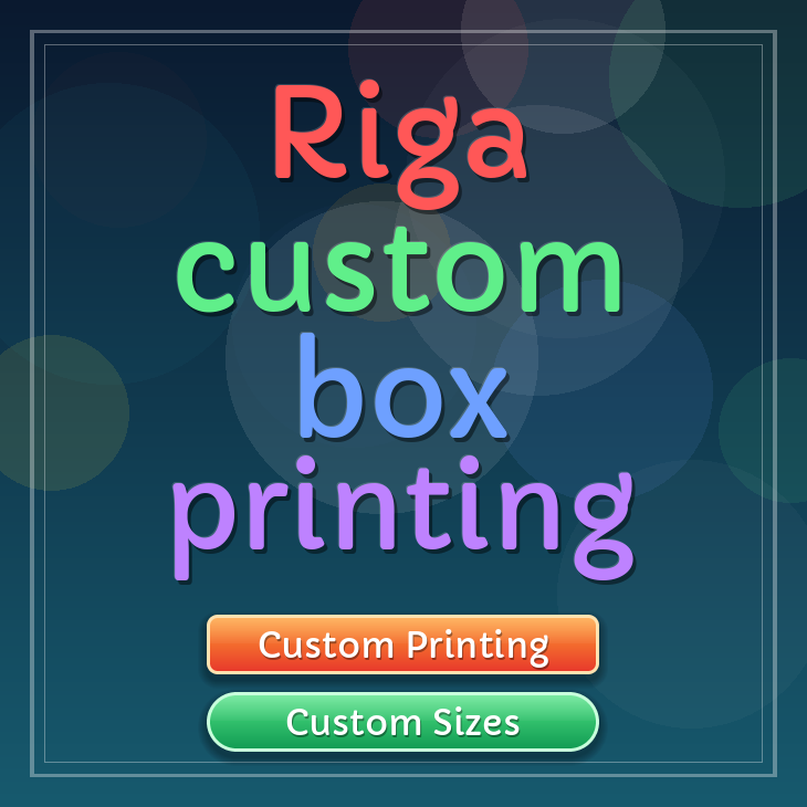 Riga custom box printing