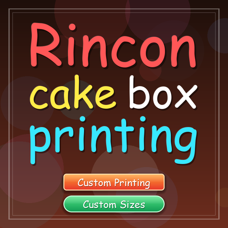 Rincon cake box printing