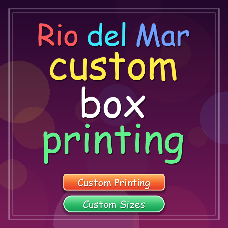 Rio del Mar custom box printing
