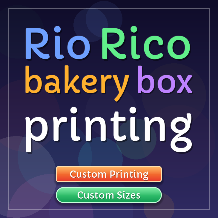 Rio Rico bakery box printing