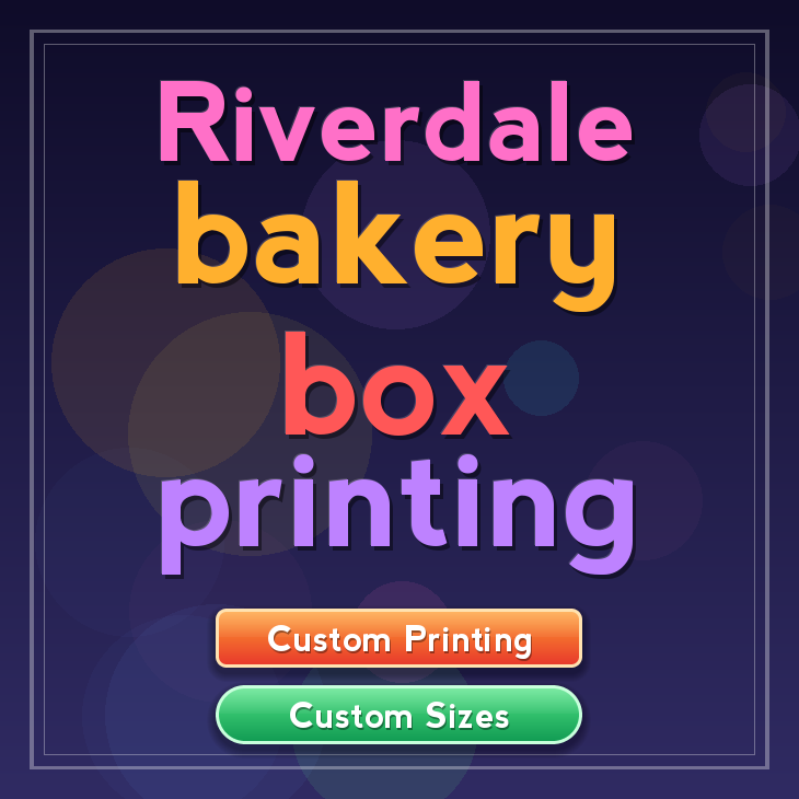 Riverdale bakery box printing