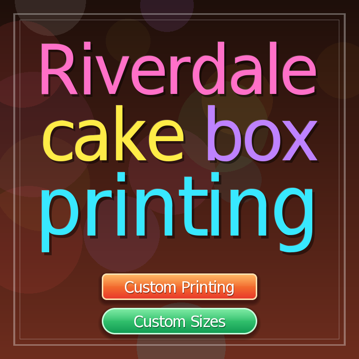 Riverdale cake box printing