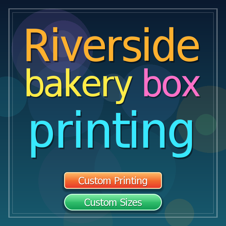 Riverside bakery box printing