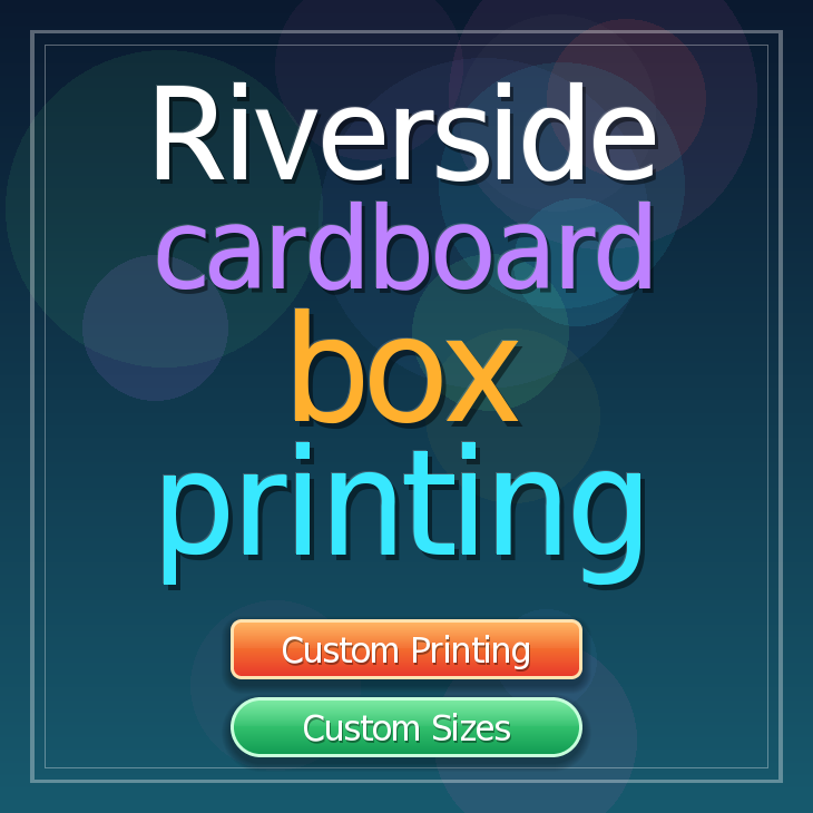 Riverside cardboard box printing