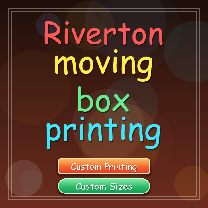 Riverton moving box printing
