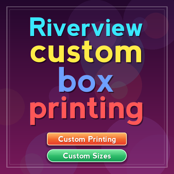 Riverview custom box printing