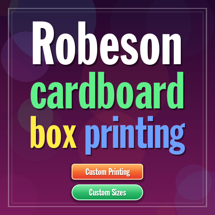 Robeson cardboard box printing