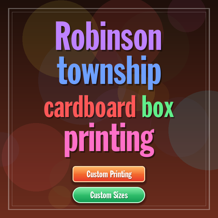 Robinson township cardboard box printing