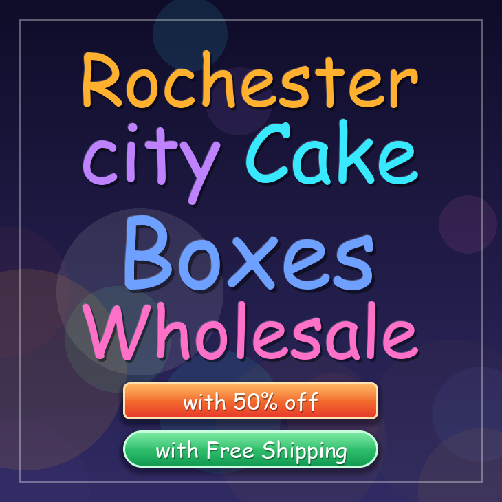 Rochester City cake boxes