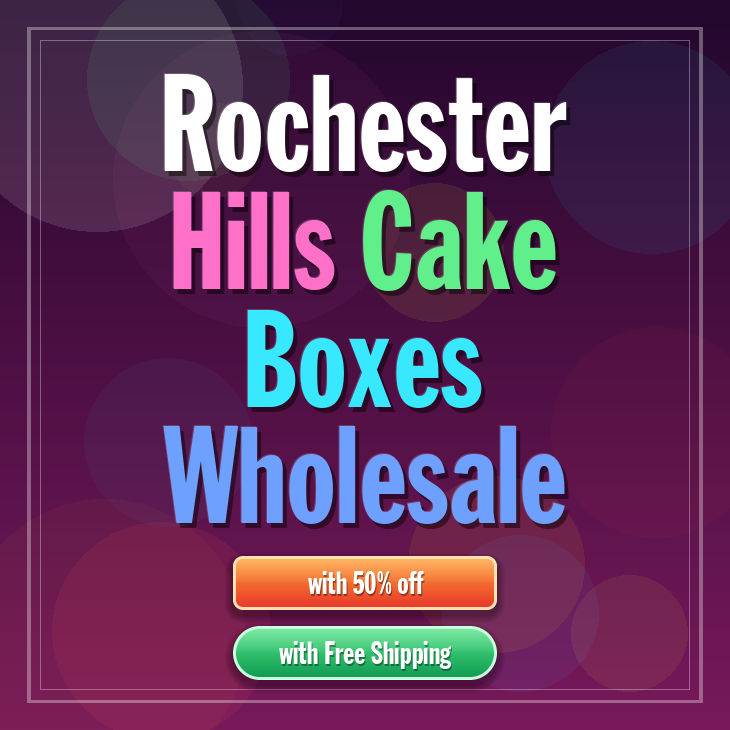 Rochester Hills cake boxes