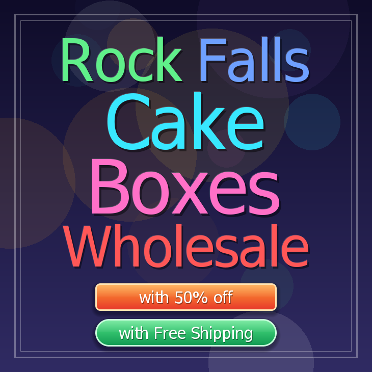 Rock Falls cake boxes