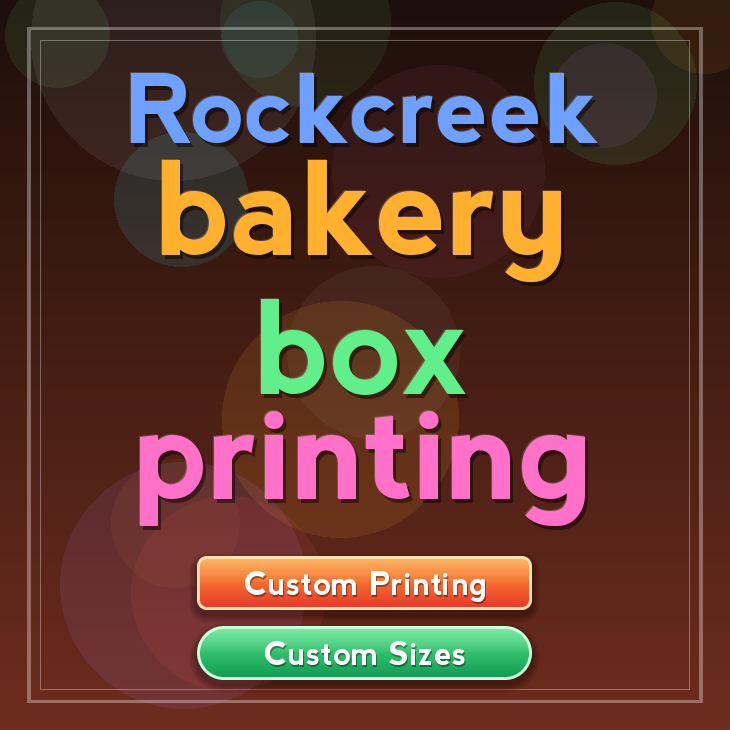 Rockcreek bakery box printing