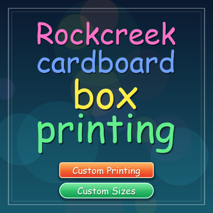 Rockcreek cardboard box printing