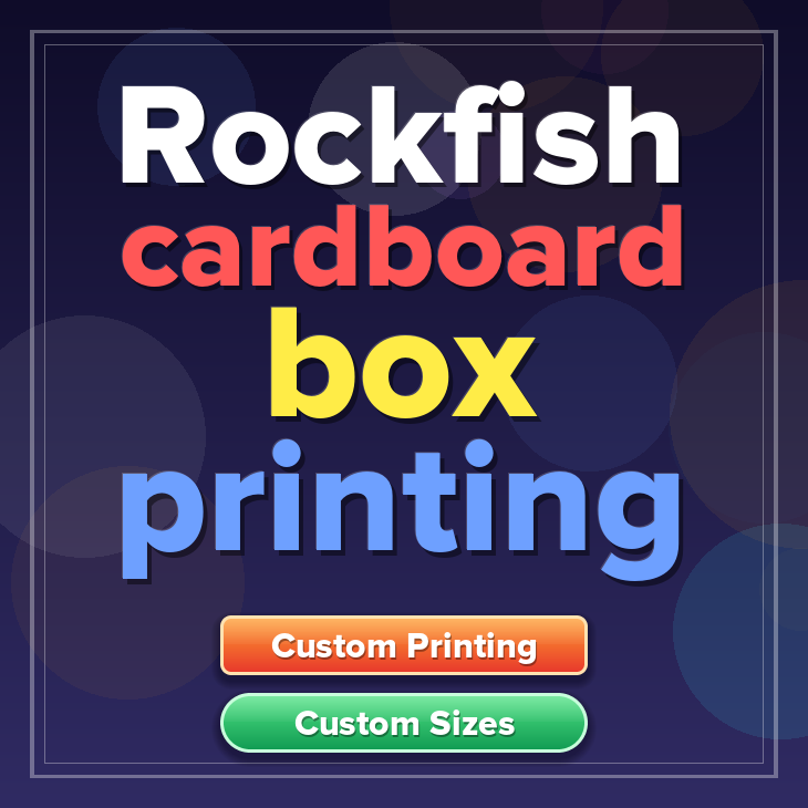 Rockfish cardboard box printing