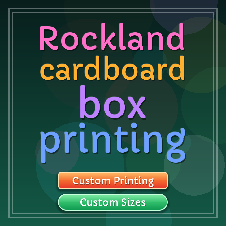 Rockland cardboard box printing