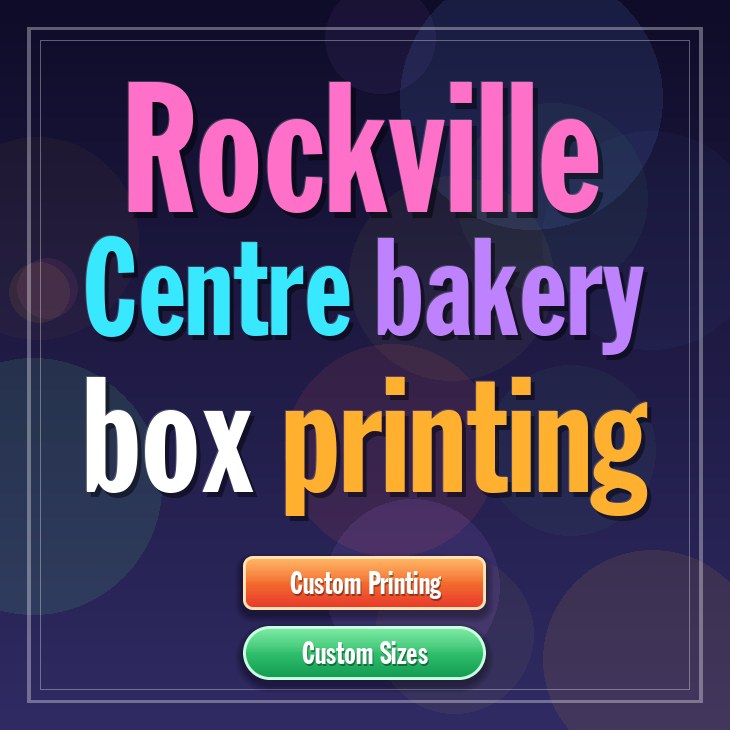 Rockville Centre bakery box printing
