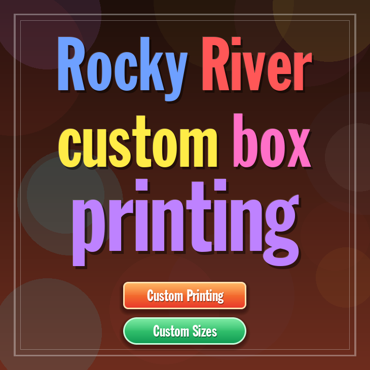 Rocky River custom box printing