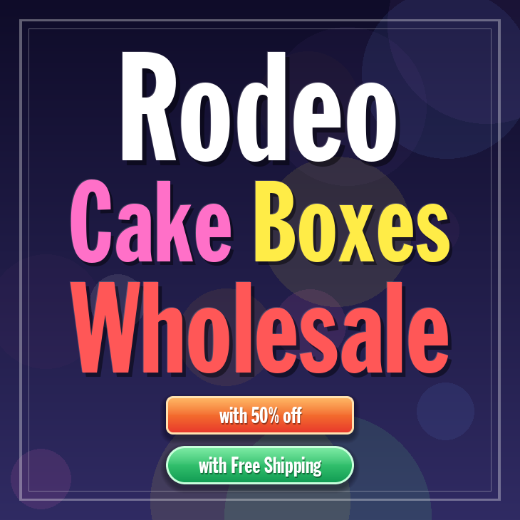 Rodeo cake boxes