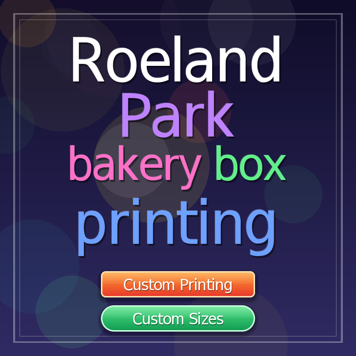 Roeland Park bakery box printing