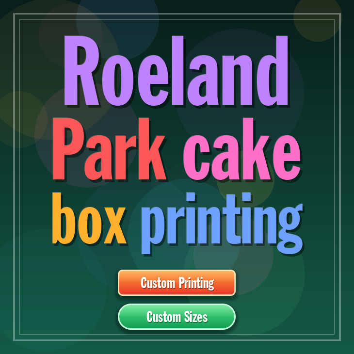 Roeland Park cake box printing