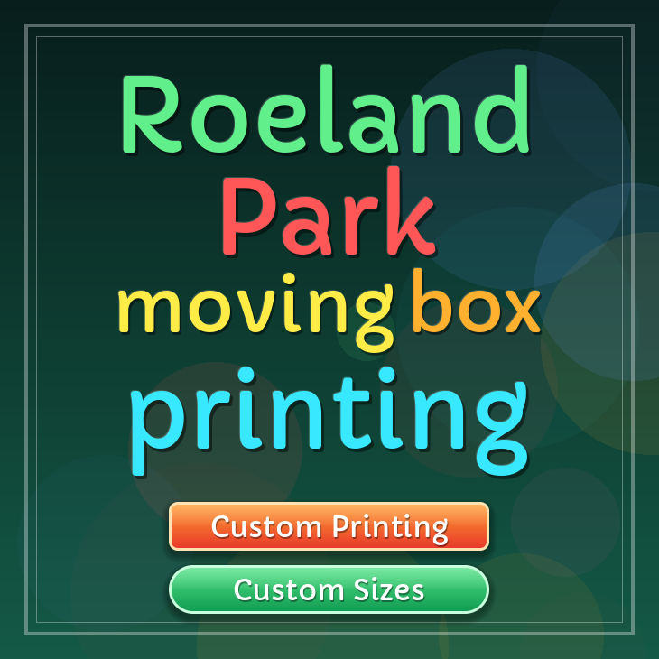 Roeland Park moving box printing