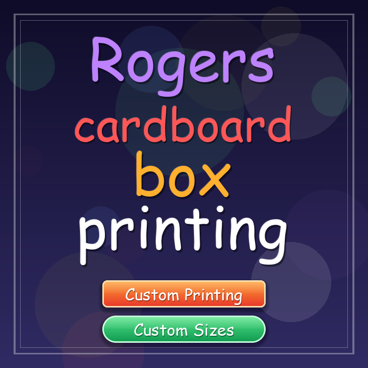 Rogers cardboard box printing