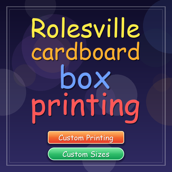 Rolesville cardboard box printing