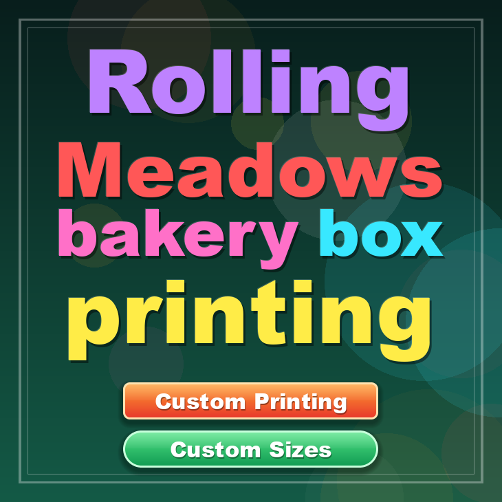 Rolling Meadows bakery box printing