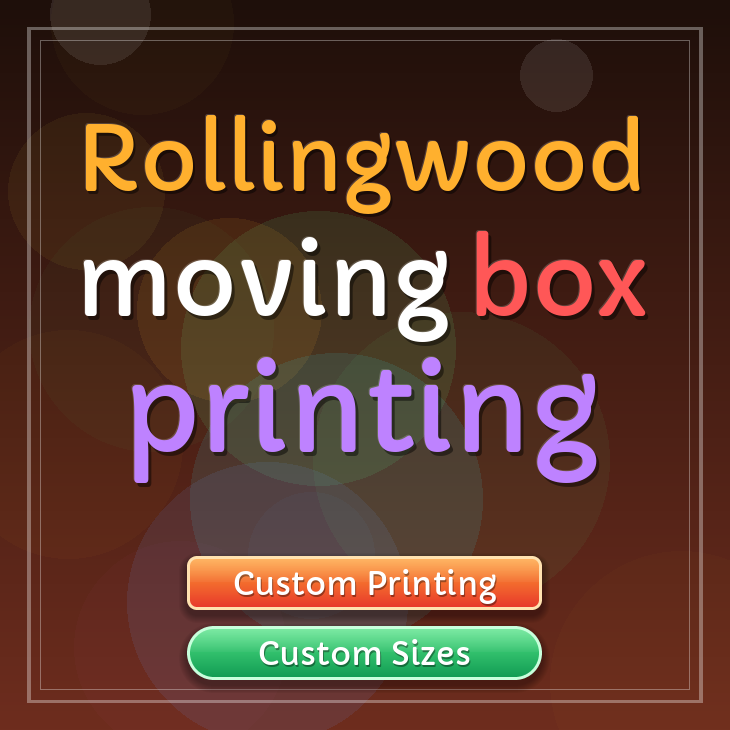 Rollingwood moving box printing