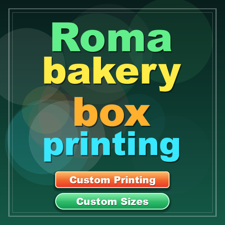 Roma bakery box printing