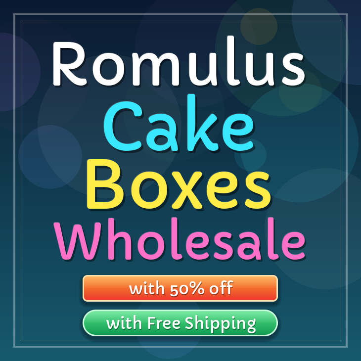 Romulus cake boxes
