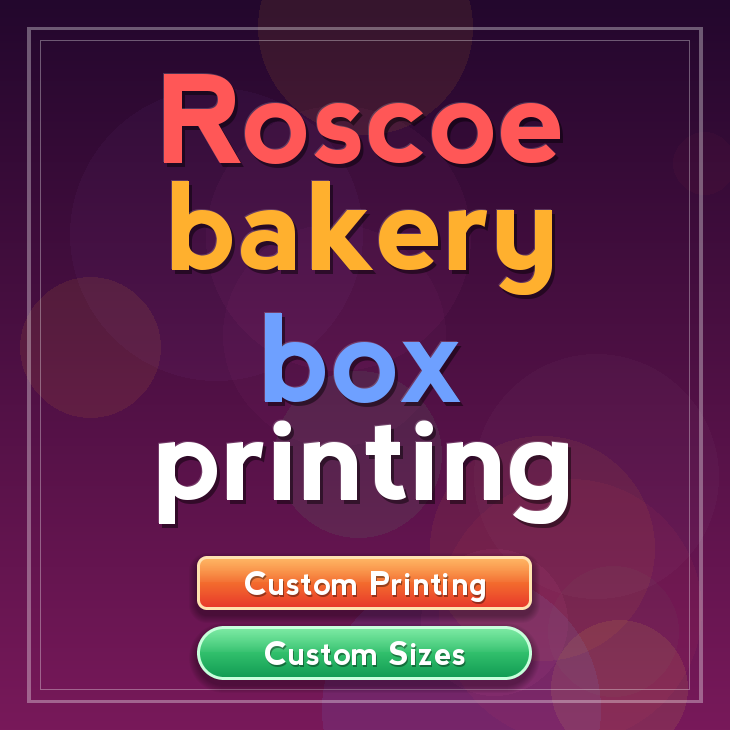 Roscoe bakery box printing