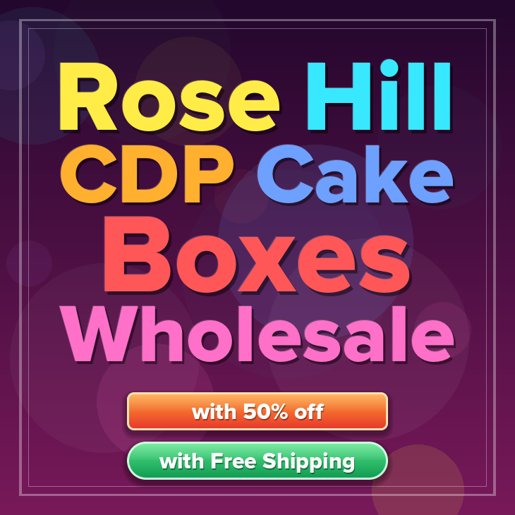Rose Hill Cdp cake boxes