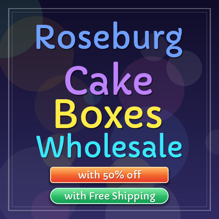 Roseburg cake boxes