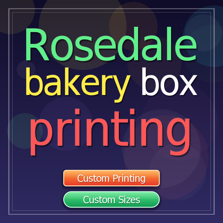 Rosedale bakery box printing