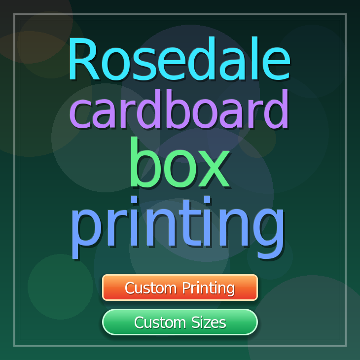 Rosedale cardboard box printing