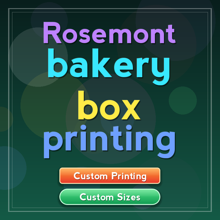 Rosemont bakery box printing