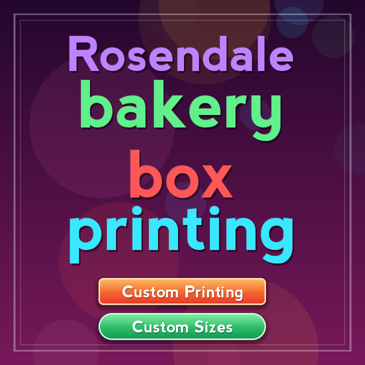 Rosendale bakery box printing