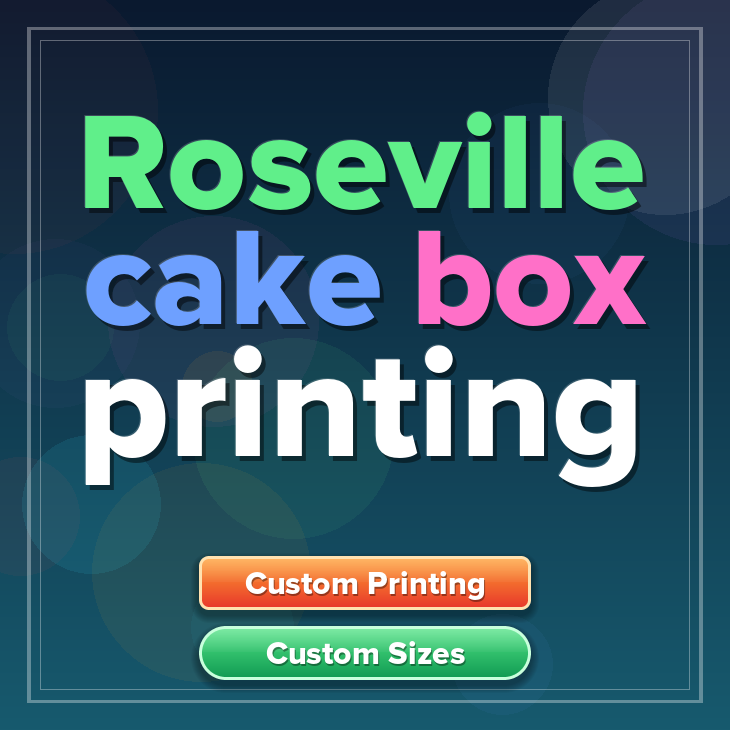 Roseville cake box printing