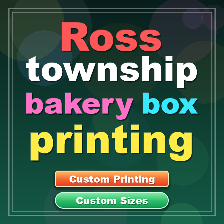 Ross Township bakery box printing