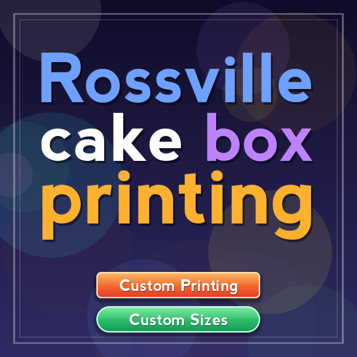 Rossville cake box printing
