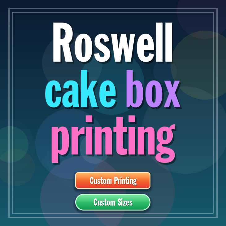 Roswell cake box printing