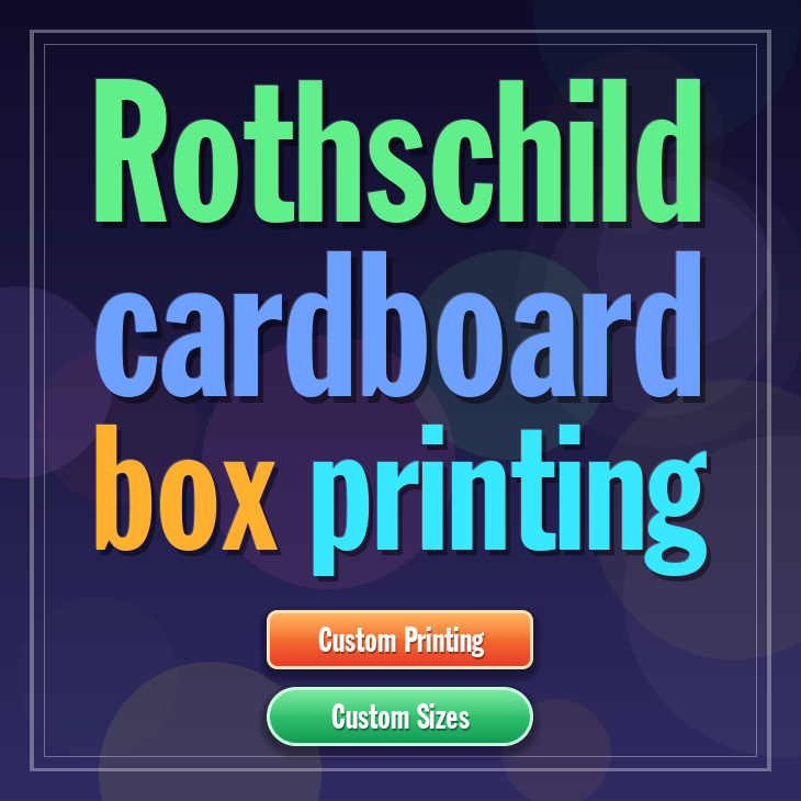 Rothschild cardboard box printing